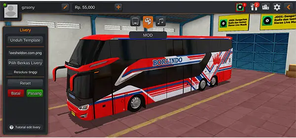 mod bussid bus double decker