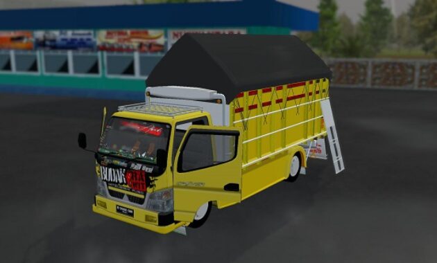 Download Mod Truck Budak Rawit Full Anim Bussid
