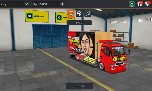 Download Mod Truck Box Long Chasis Bussid