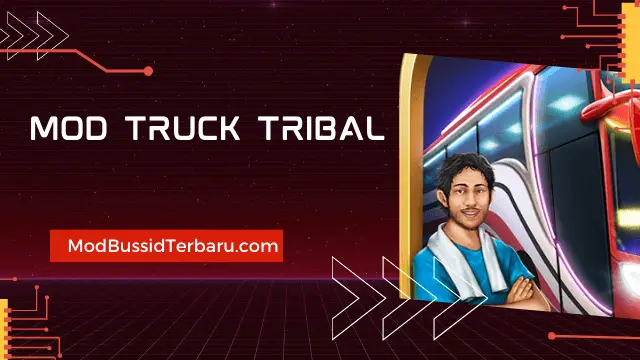 mod bussid truck tribal muatan berat