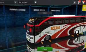 Mod Bus SHD Livery Mira Full Anim Super Jernih Bussid