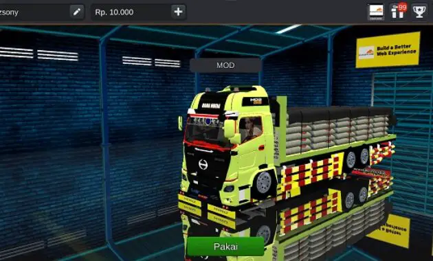 Download Mod Truck Hino Full Modifikasi Bussid