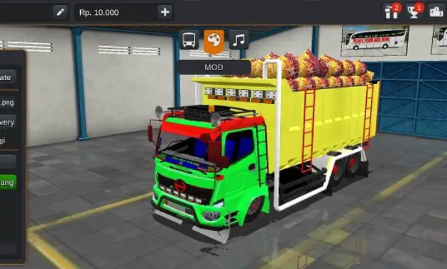 Truck Hino 500 Dump Style Kalimantan Full Anim