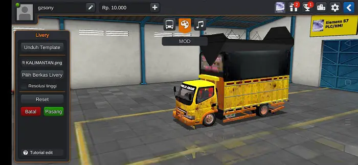 Truck Canter Kalimantan Full Anim