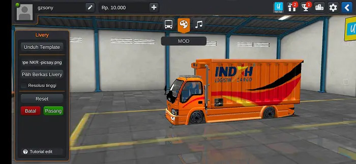 Truck Canter Indah Cargo Logistik
