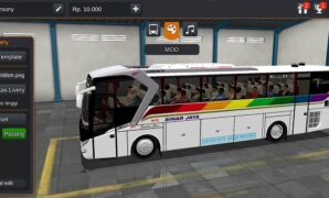 Bus Sinar Jaya Full Penumpang + Full Anim