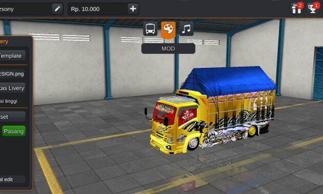 Download Mod Truck Ragasa Muatan Full Bussid