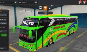 Bus Gunung Harta JB3+ Tronton Volvo