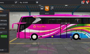 Bus Tiara Mas JB3+ SHD Hino RK