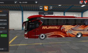 Bus Rajawali SR2 Panorama Full Anim