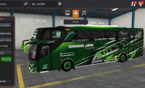 Bus Tunggal Jaya Green Earth Full Anim