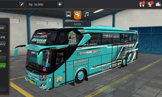 Download Mod Bussid Bus Tunggal Jaya Jupiter Full Anim