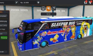 Sleeper Bus Bintang Prima JB3+ SHD Mercy