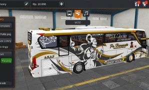 Bus PO Haryanto JB3+ Scania Reborn
