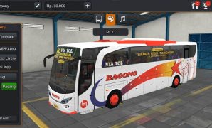 Bus Bagong JB3+ Tronton Scania Full Anim