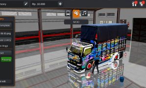 Truck Canter Sujama Malika Terpal Kotak Full Animasi