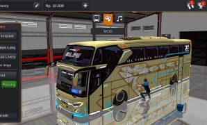Bus Muji Jaya Faskanio JB3+ SHD Hino Full Anim