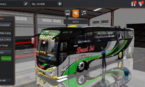 Bus Dewi Sri JBHD Full Anim + Aksesoris