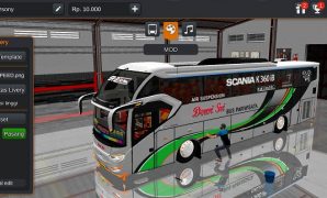 Bus Pariwisata Dewi Sri SR2 XHD Prime Scania Full Animasi