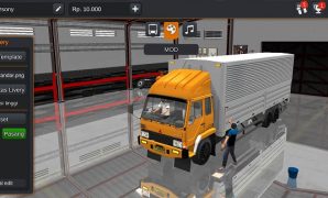 Truck Fuso Wingbox Ukuran Panjang Full Animasi