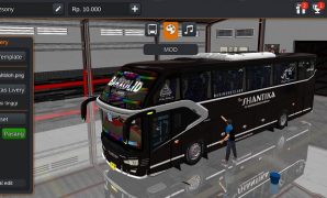 Bus New Shantika Avante H8 Full Animasi
