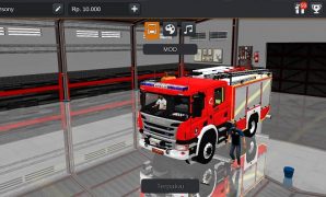 Truck Scania P360 Pemadam Kebakaran Full Animasi