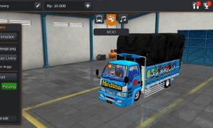 Truck Isuzu NKR Medina Terpal Gayor Full Animasi