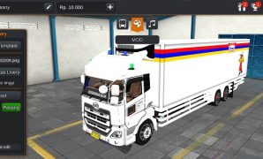 Truck Indomaret Livery Jowo Kebut UD Quester Full Anim