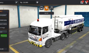 Truck Tangki Samator Hino Dualface Full Animasi