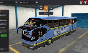 Bus Mansion Ningrat SR2 XHD Full Animasi