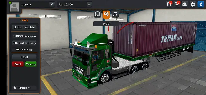 Truck Fuso TG 3D Box Full Anim