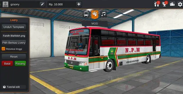 Mod Bus NPM Jadul 3 Full Animasi