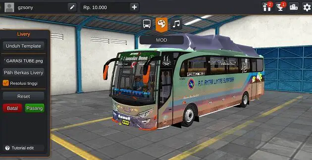 Bus ALS LEGEND JBHD Tameng Full Aksesoris