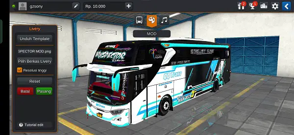 14.Mod Bussid Bus QQ Trans Winspector Casper