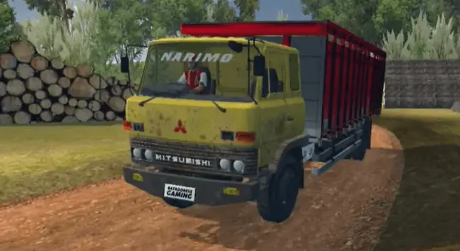 Download Mod Bussid Truck Fuso Goprak Engkel Full Anim
