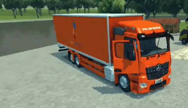 Download Mod Bussid Truck Pos Indonesia Cargo