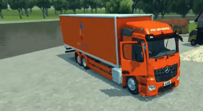 Download Mod Bussid Truck Pos Indonesia Cargo