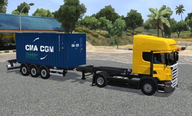 Scania V8 Cargo Trailer
