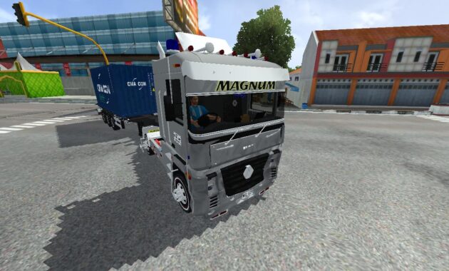 Truk Kontainer Renault Magnum