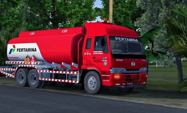 Truk Tangki Pertamina Nissan PK260