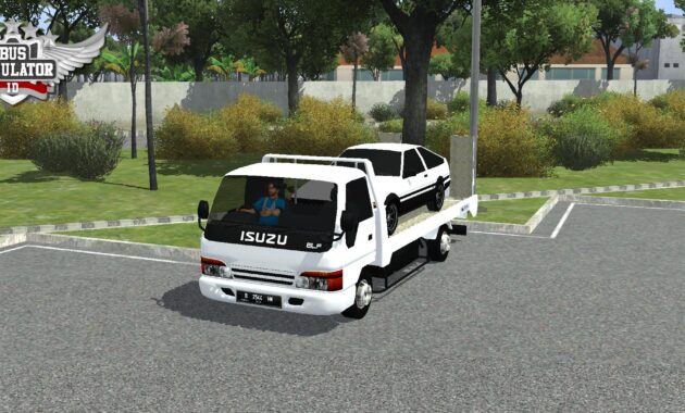 Isuzu Elf Safety Loader Muatan Mobil